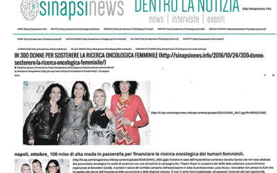 Sinapsinews: 3OO Donne per sostenere la Ricerca Oncologica Femminile