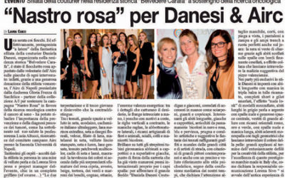 ROMA: “Nastro rosa” per Danesi e Airc